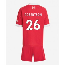 Liverpool Andrew Robertson #26 Thuis tenue Kids 2025-26 Korte Mouw (+ Korte broeken)